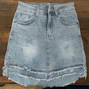 A Jean skirt